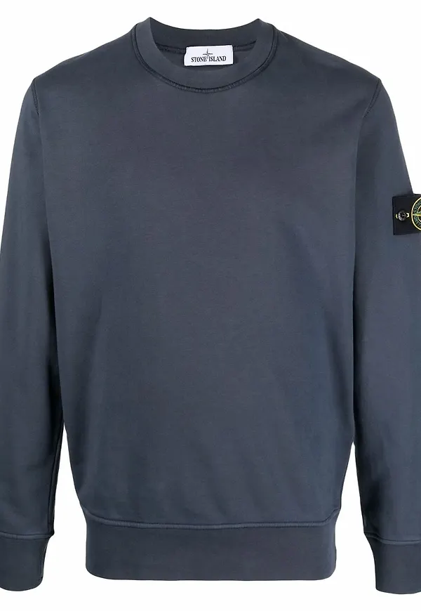 Stone Island tröja med märke - Blå