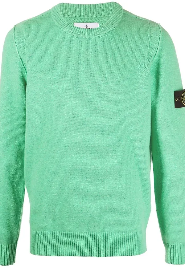 Stone Island tröja med märke - Grön