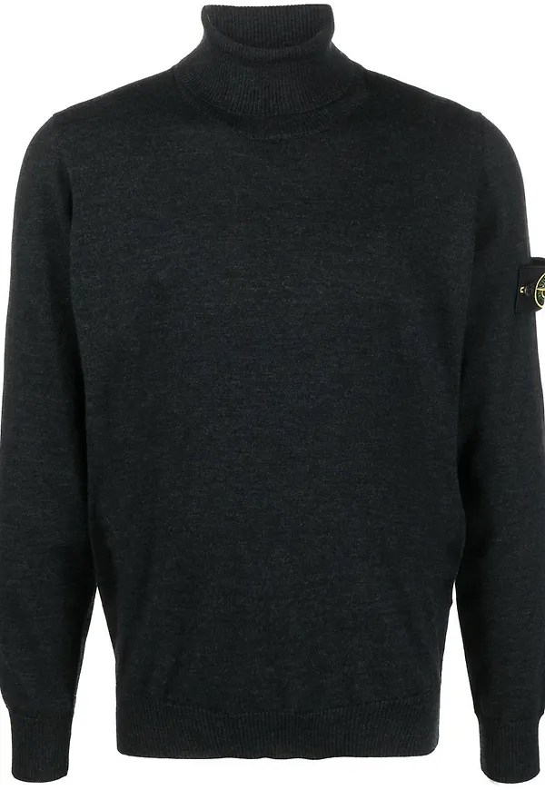 Stone Island tröja med rullkrage - Grå