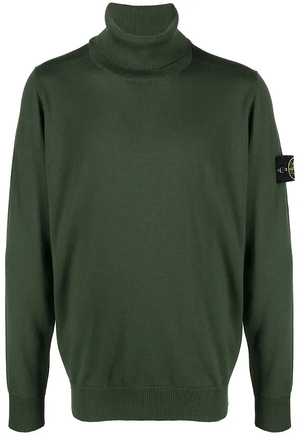 Stone Island tröja med rullkrage - Grön