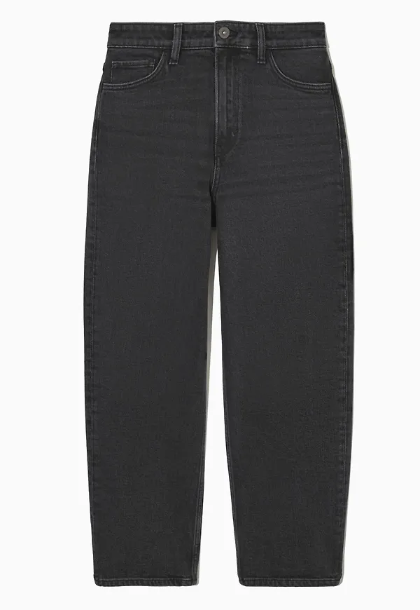 STRAIGHT-LEG ANKLE-LENGTH JEANS