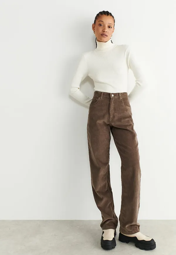 Straight Cord trousers