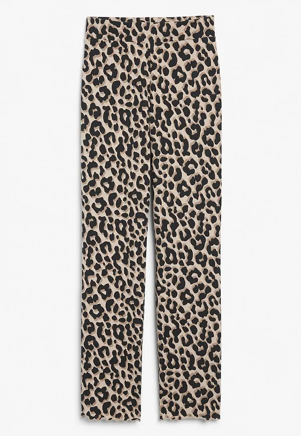 Straight leg leggings - Brown