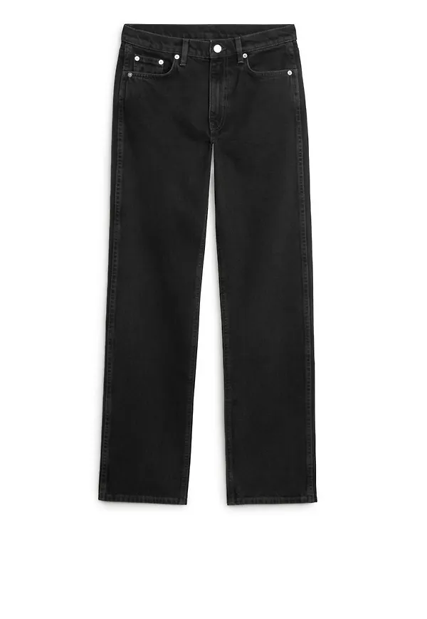 STRAIGHT Non-Stretch Jeans - Grey