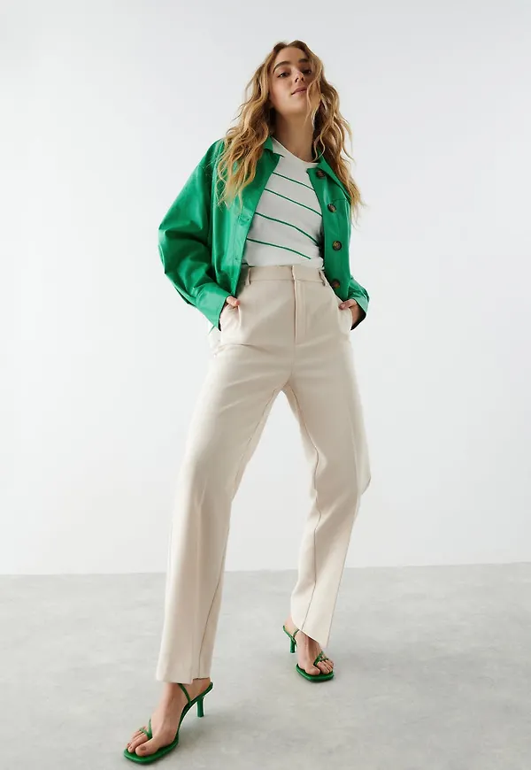 Straight REGULAR trousers