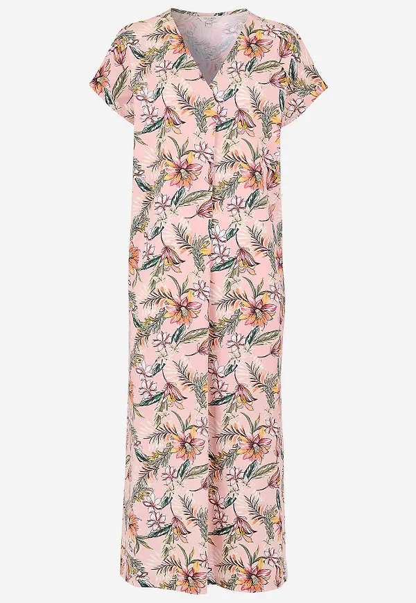 Strandkaftan i trikå