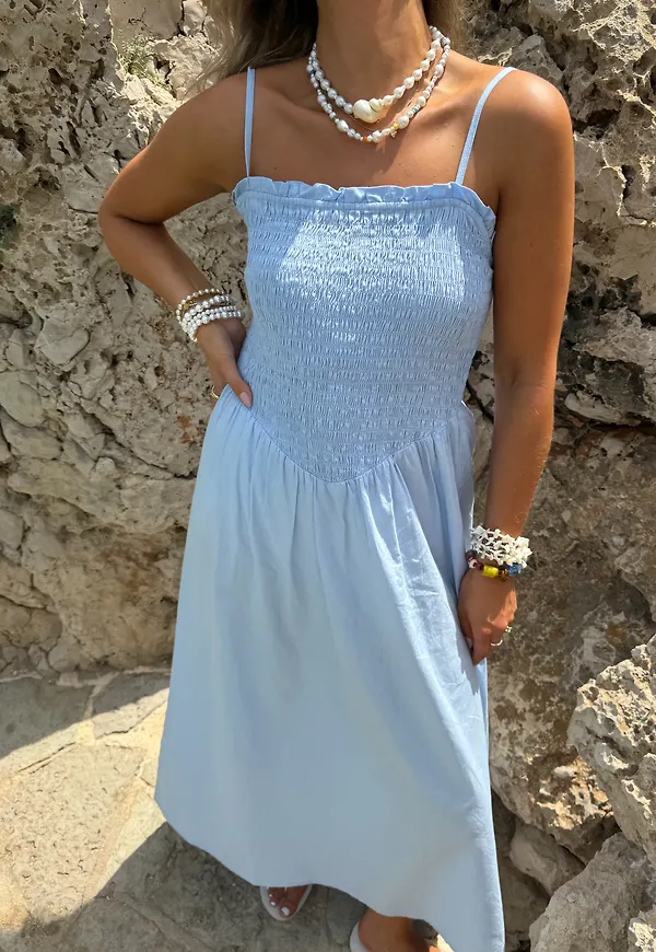 Strap Smock Dress