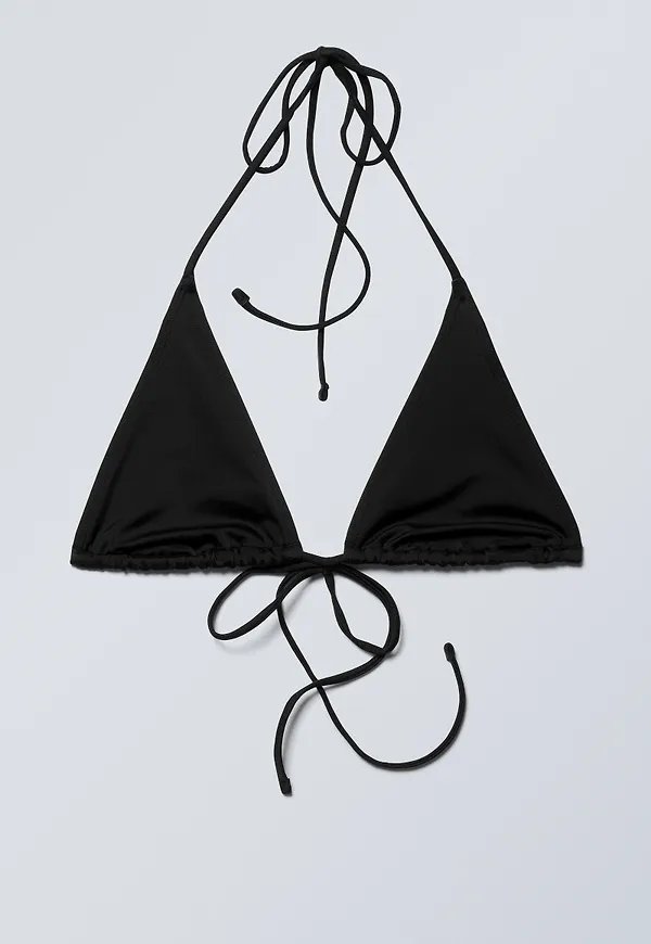 Strappy Triangle Bikini Top