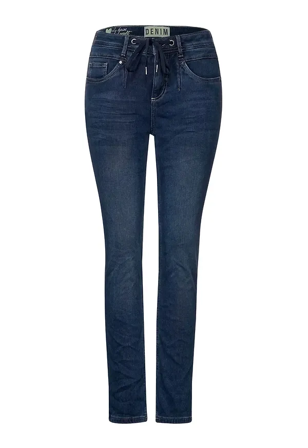 STREET ONE Jeans blå denim