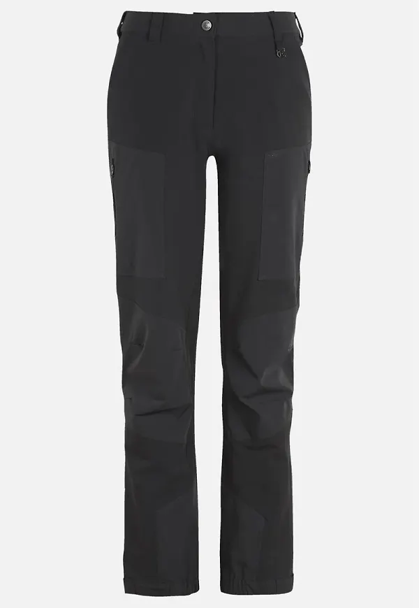 Stretchig fritidsbyxa med fickor