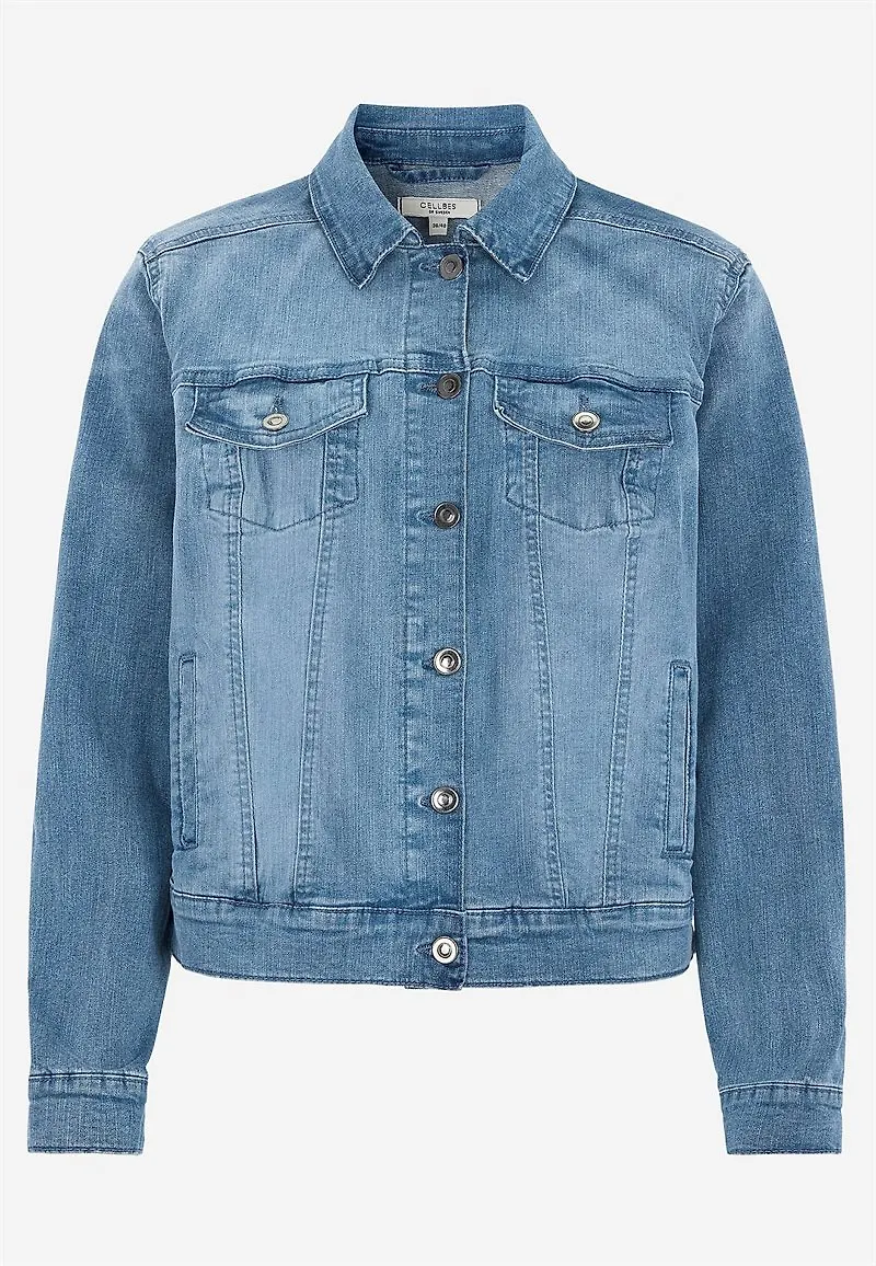 Stretchig jeansjacka
