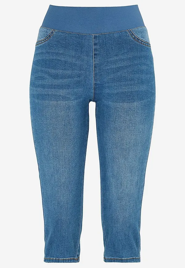 Stretchiga caprijeggings