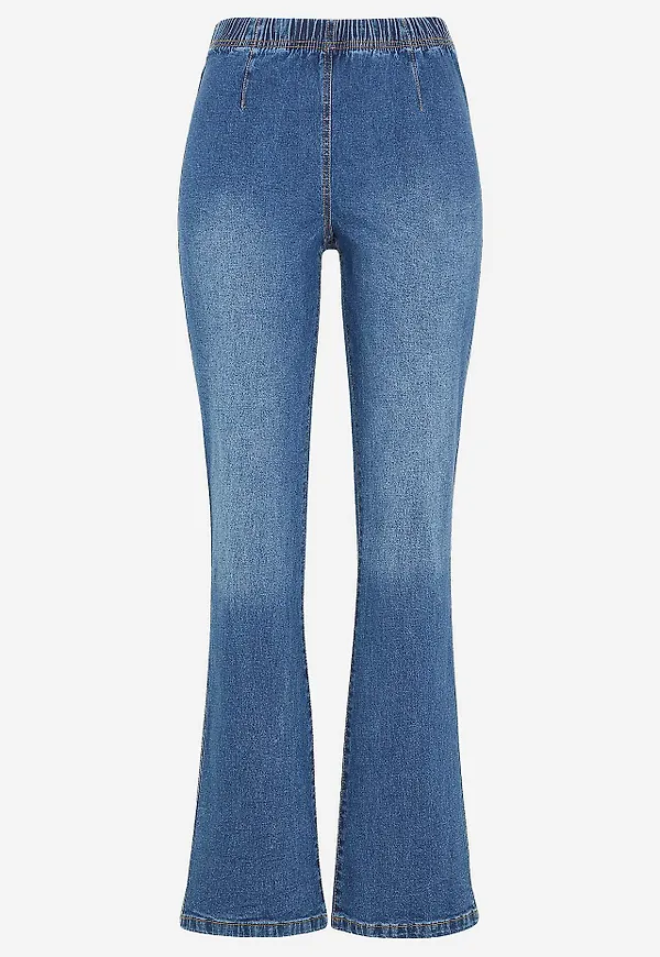 Stretchiga jeggings bootcut