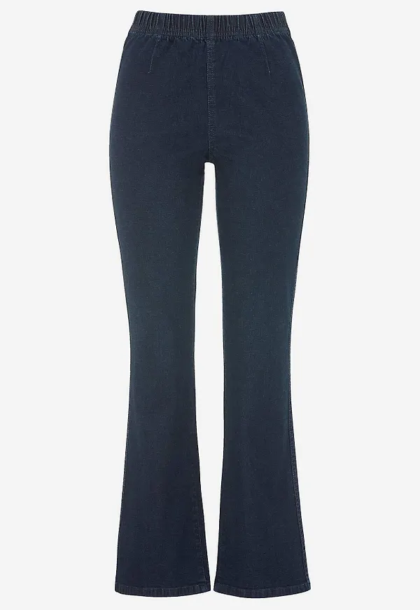 Stretchiga jeggings bootcut