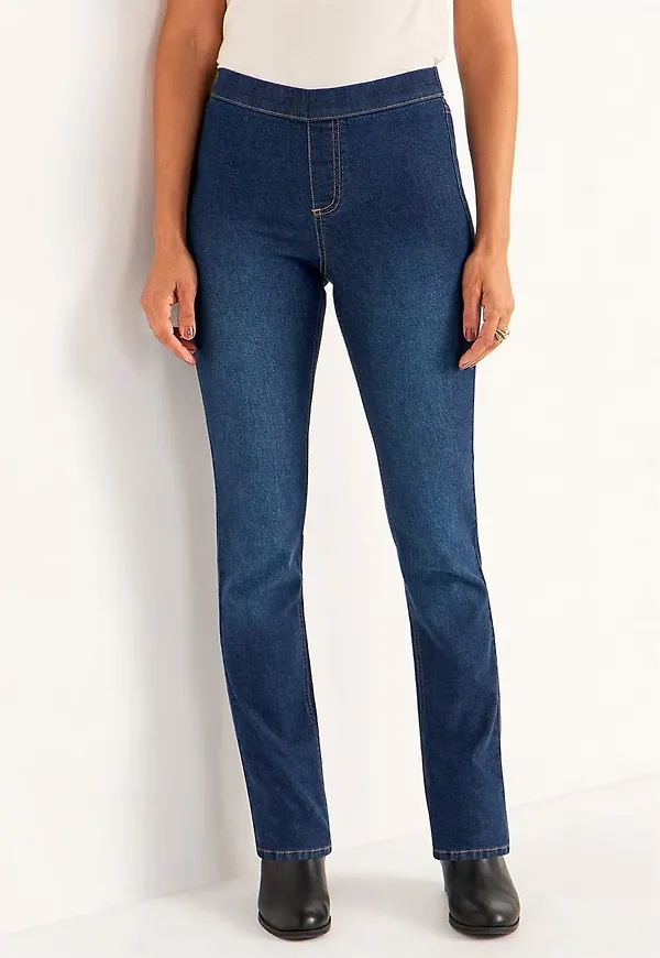 Stretchiga, smala jeggings - två längder