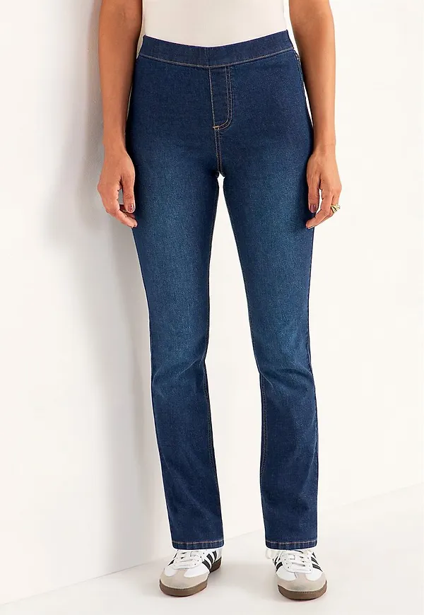 Stretchiga, smala jeggings - två längder