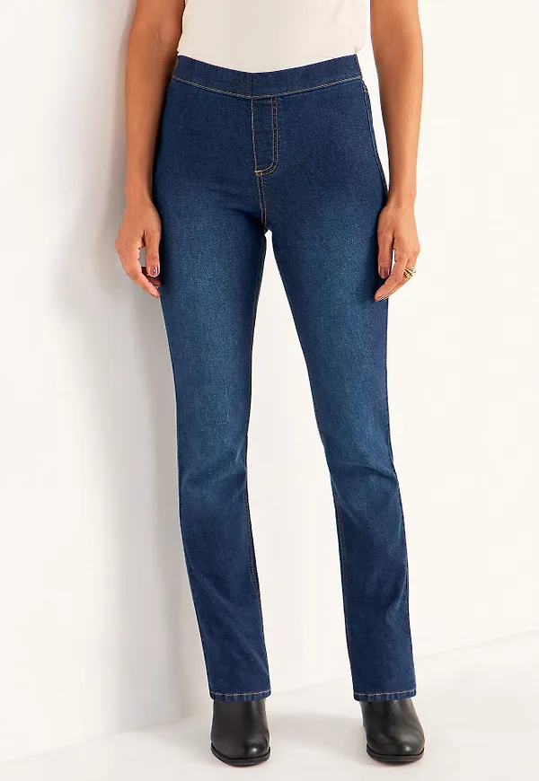 Stretchiga, smala jeggings - två längder