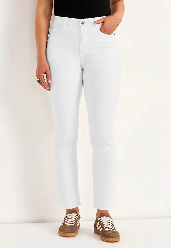 Stretchjeans med rakt ben - tre längder Linnea