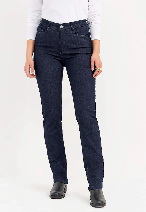 Stretchjeans med rakt ben - tre längder Linnea