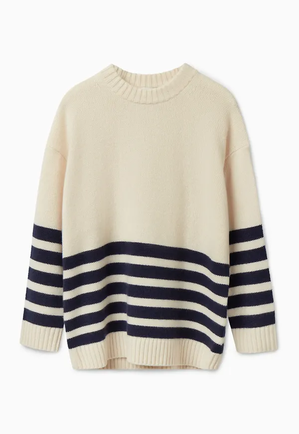 STRIPED CASHMERE JUMPER