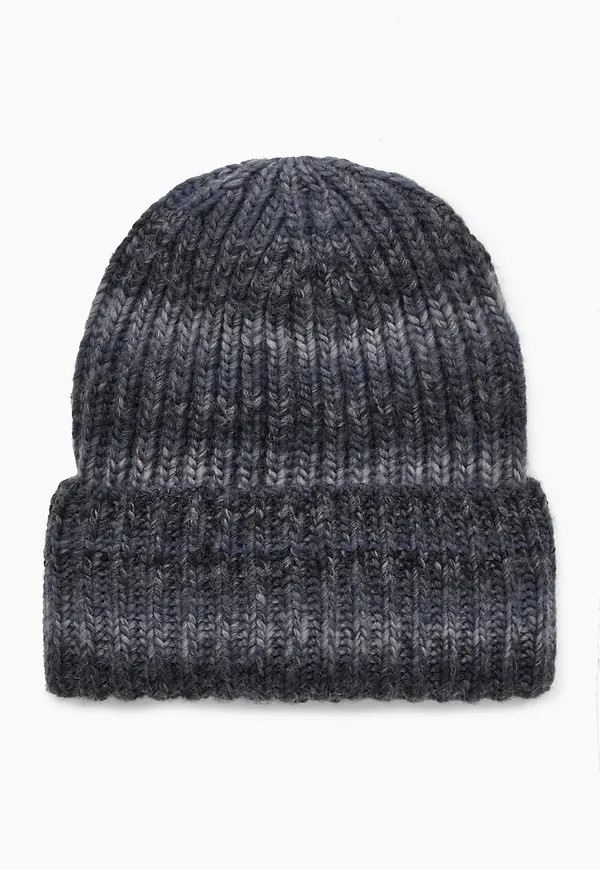 STRIPED WOOL BEANIE