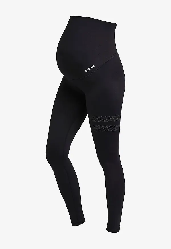Stronger - Gravidtights Signature Maternity Leggings - Svart