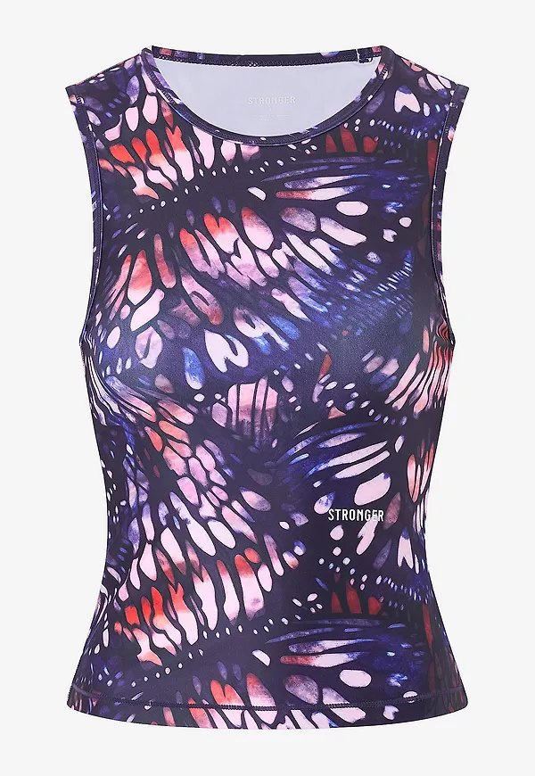 Stronger - Träningslinne Signature Slim Tank Top - Rosa