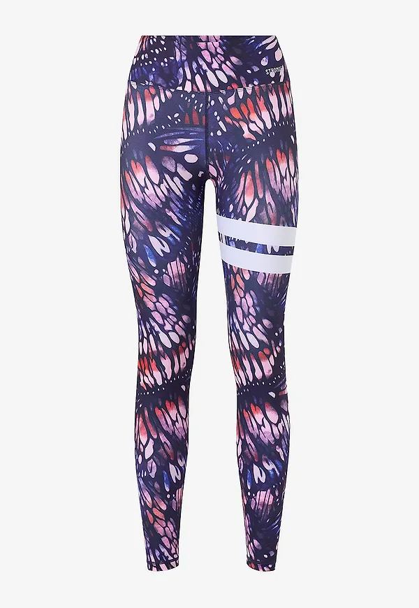 Stronger - Träningstights Explore Printed Leggings - Rosa