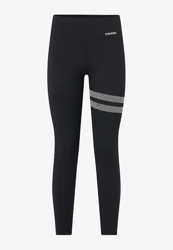 Stronger - Träningstights Power Leggings - Svart
