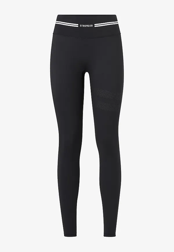 Stronger - Träningstights Signature Logo Leggings - Svart