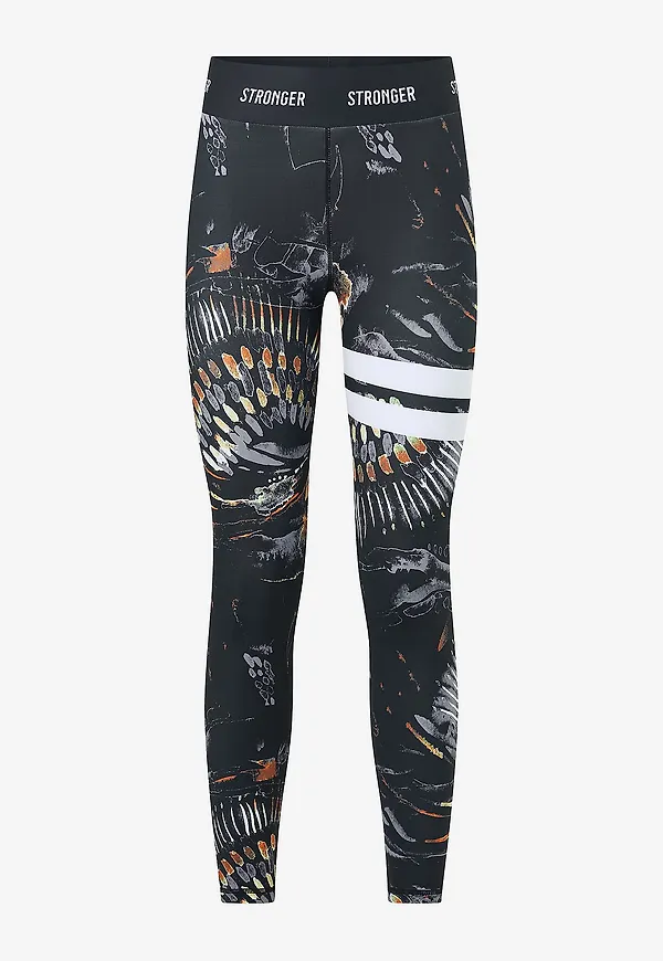 Stronger - Träningstights Voodoo Leggings - Flerfärgad