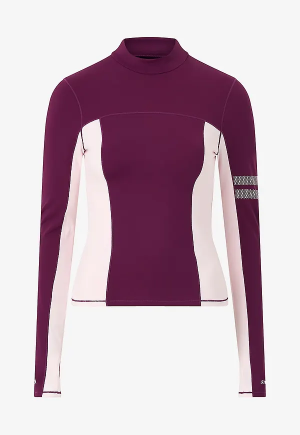 Stronger - Träningströja Thermal Poloshirt - Lila