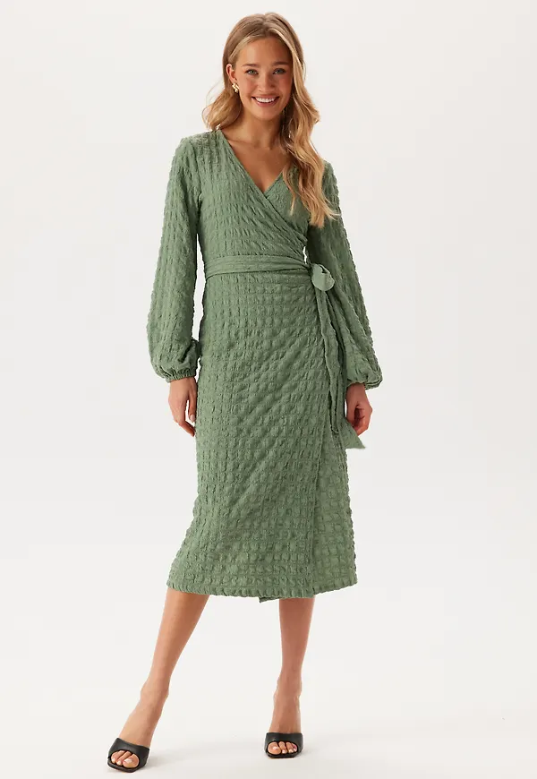 Structure Wrap Dress
