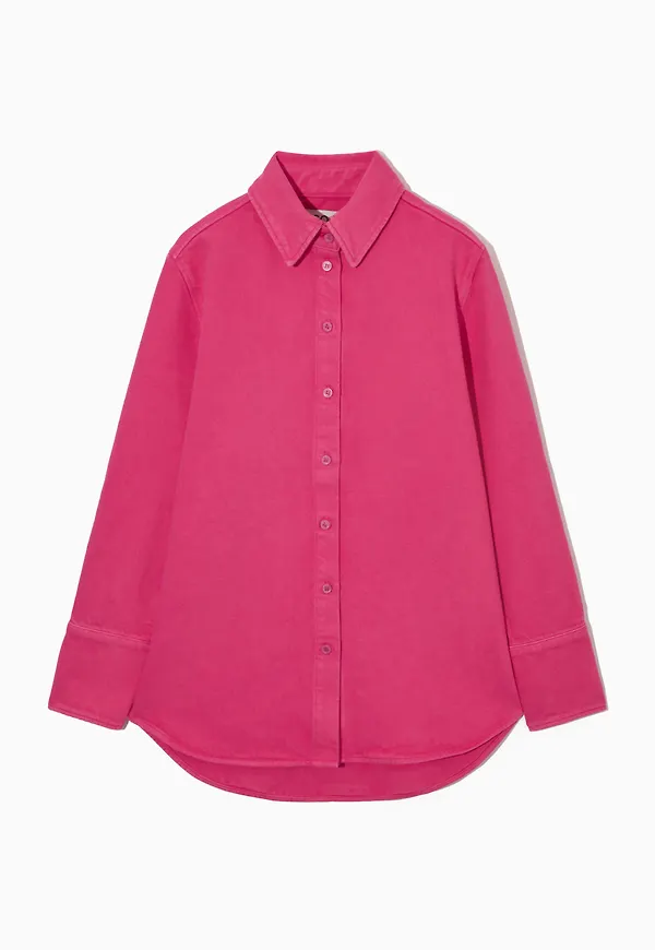STRUCTURED DENIM SHIRT