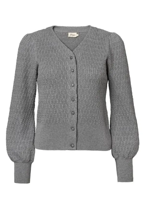 Strukturstickad Cardigan - Johanna