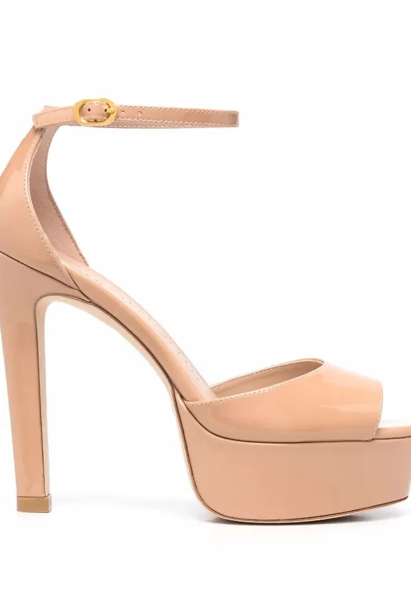 Stuart Weitzman Disco platåsandaler - Brun