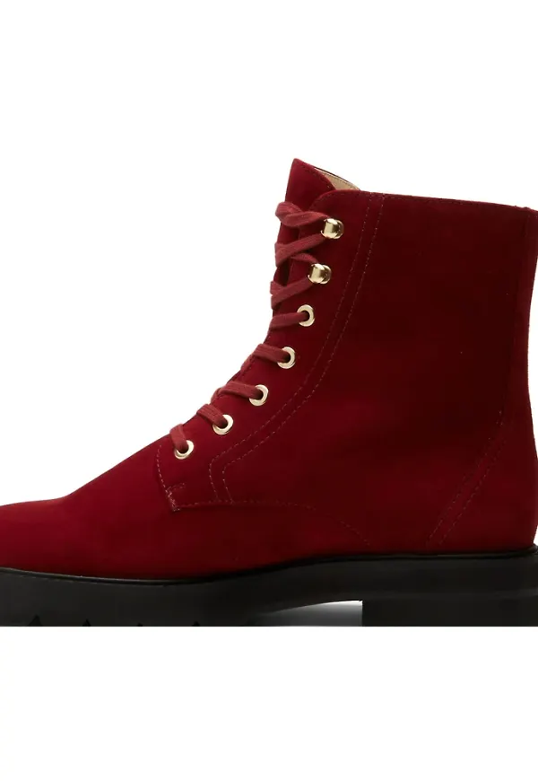 Stuart Weitzman Mila Lift Stövlarie Röd, Dam