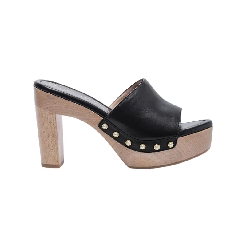 Stuart Weitzman Mulor Svart, Dam
