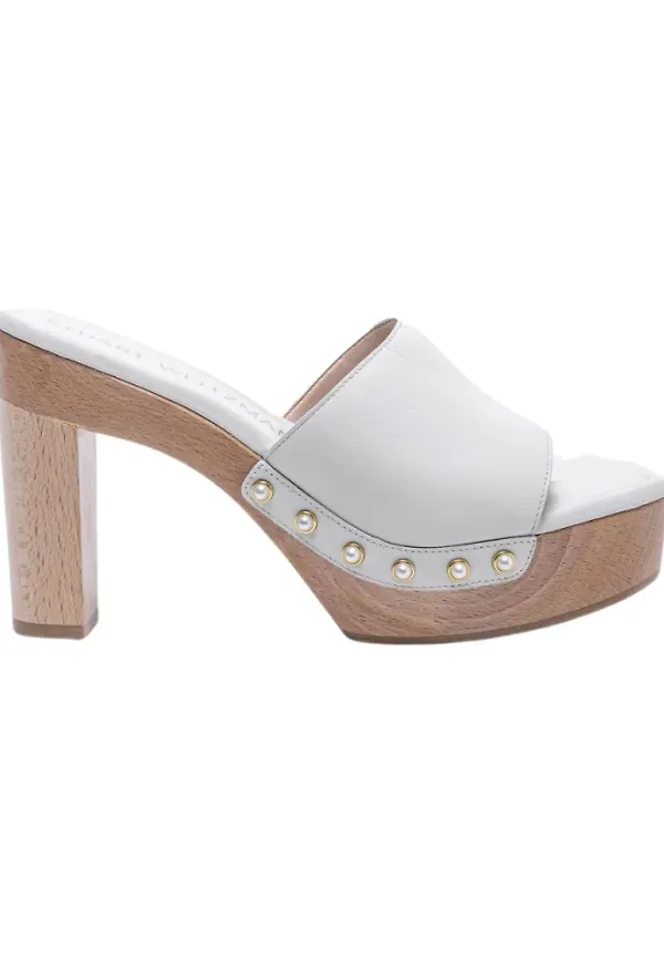 Stuart Weitzman Mulor Vit, Dam