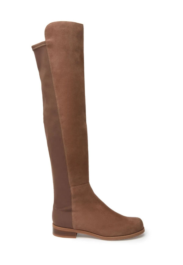 Stuart Weitzman Över knäskor Brun, Dam