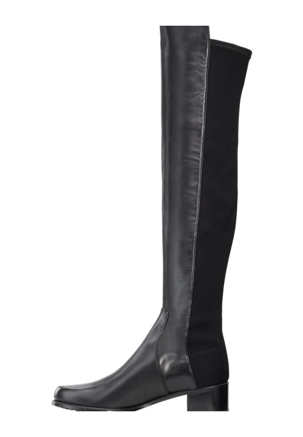 Stuart Weitzman Över knäskor Svart, Dam