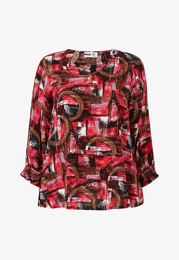 Studio - Blus sMajbritt Blouse - Röd