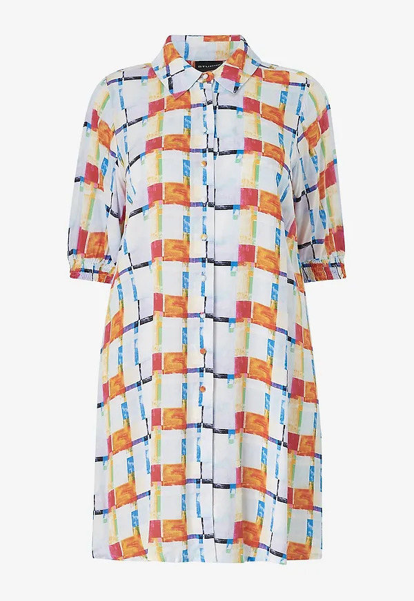 Studio - Långskjorta sEmilie Shirt - Flerfärgad