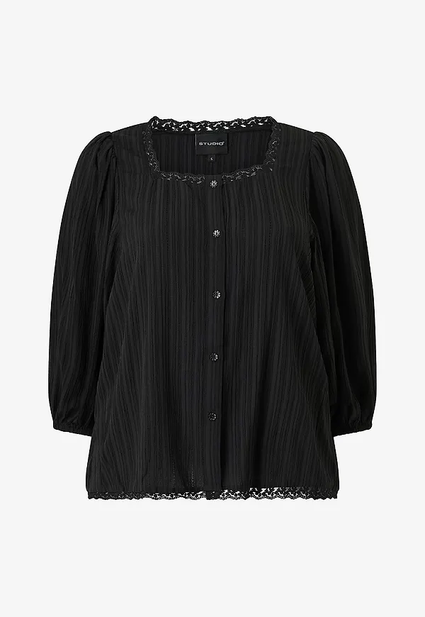 Studio - Blus sAntonia Cardigan - Svart