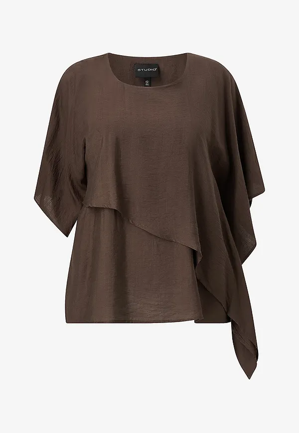 Studio - Blus SAthena Blouse - Brun