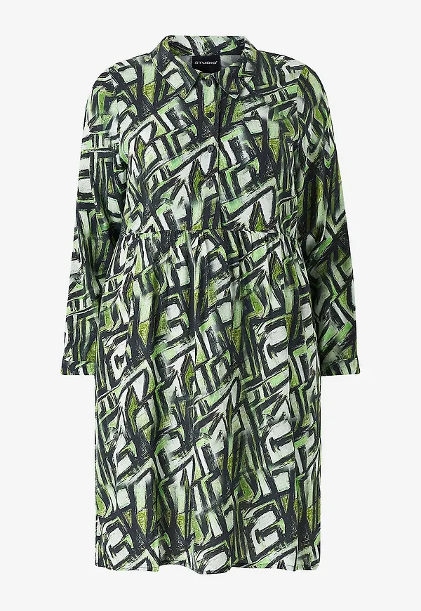 Studio - Klänning Slise Dress - Grön