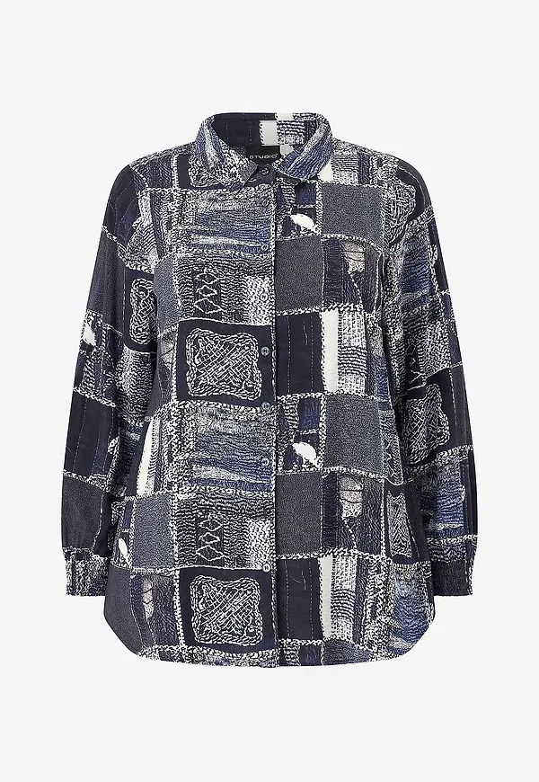 Studio - Skjorta SBitta Shirt - Blå