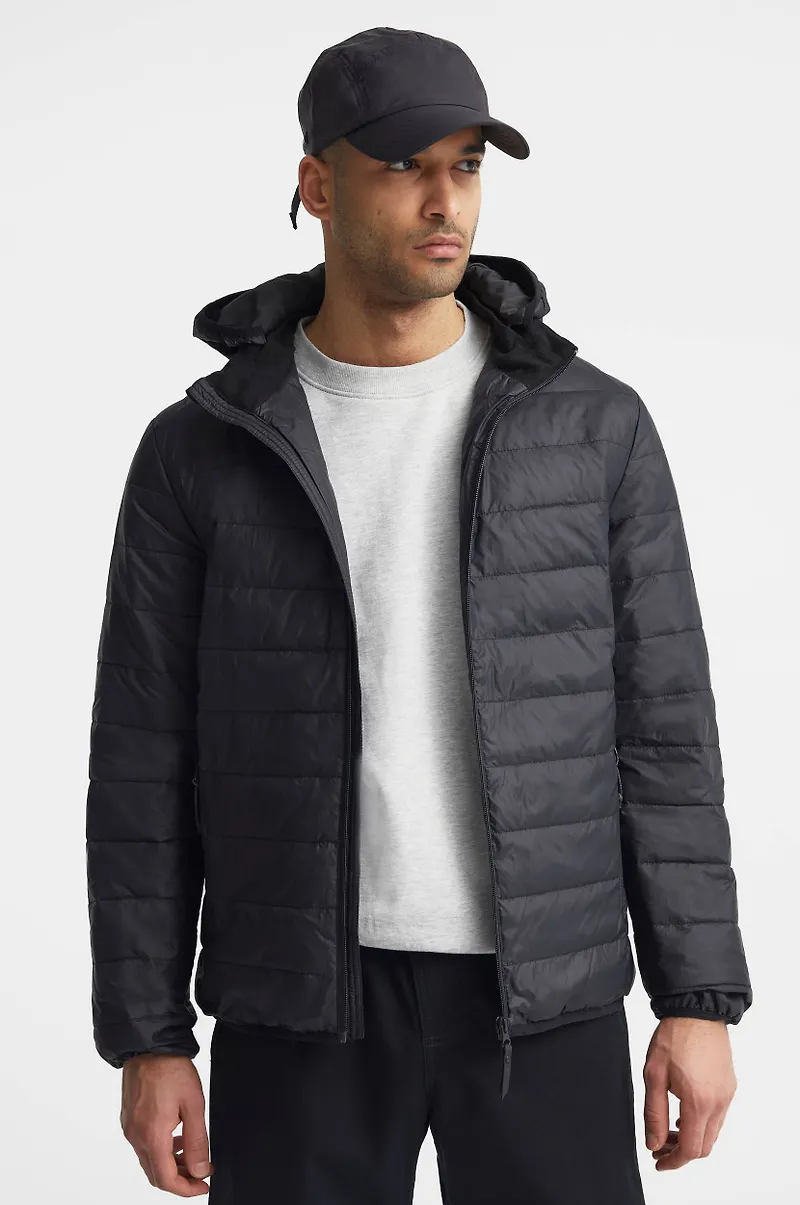 Studio Total - Dunjacka Lightweight Down Jacket - Svart - XS