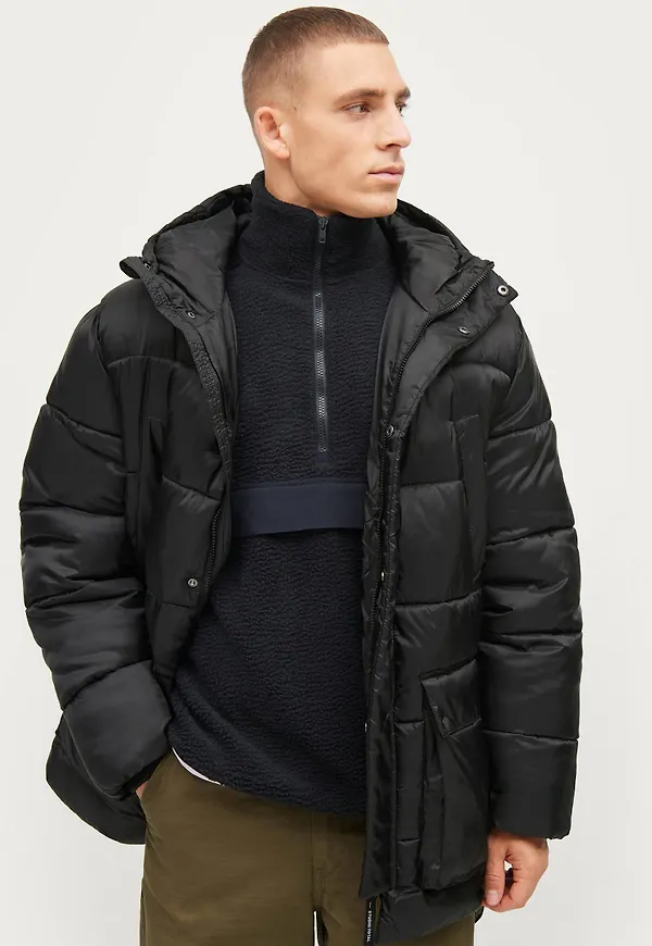 Studio Total - Jacka Recycled Puffer Jkt Mid length - Svart - S