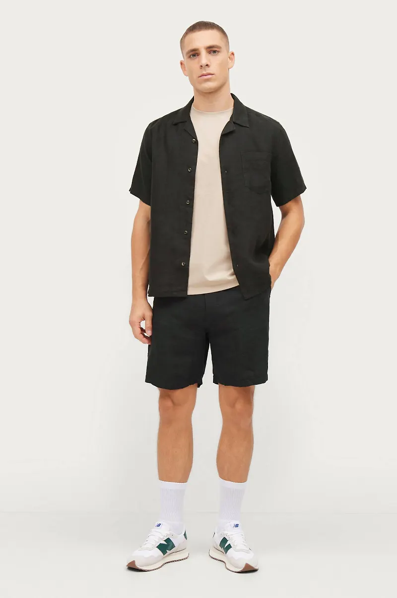 Studio Total - Shorts Icon Linen - Svart - S